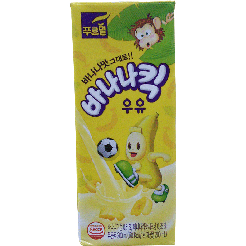 푸르밀 바나나킥우유 200ml