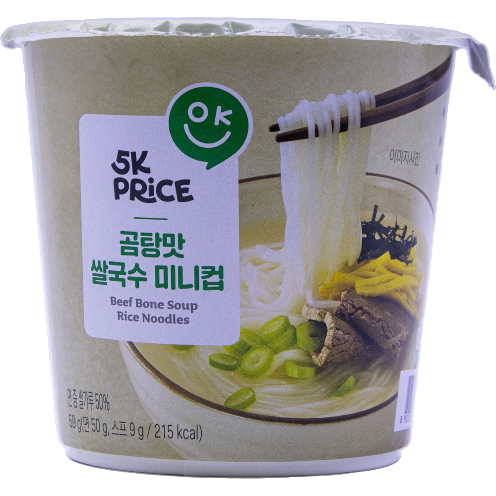 이마트 오케이프라이스 곰탕맛 쌀국수 미니컵 59g