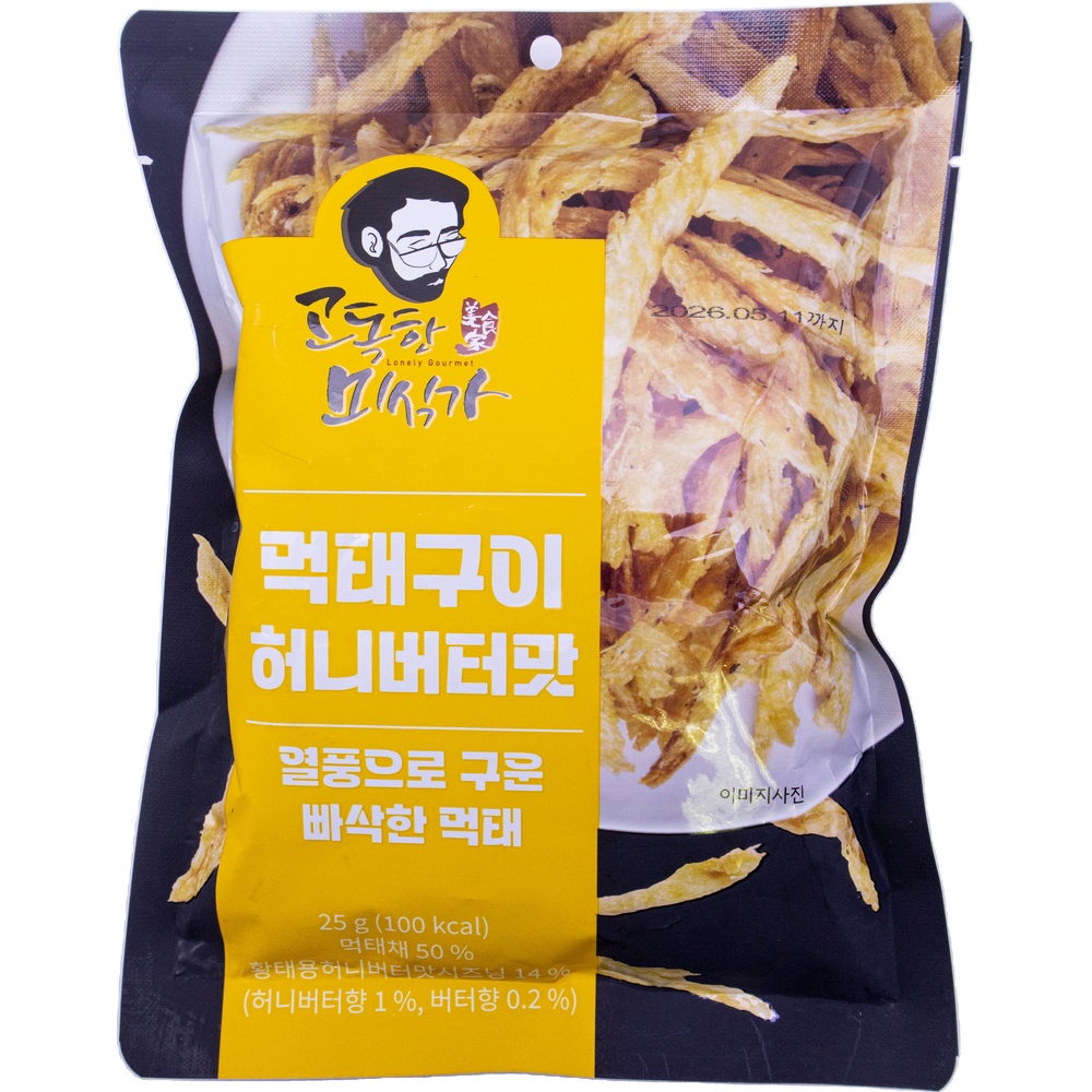 제이에스푸드랩 고독한미식가 먹태구이 허니버터맛 25g