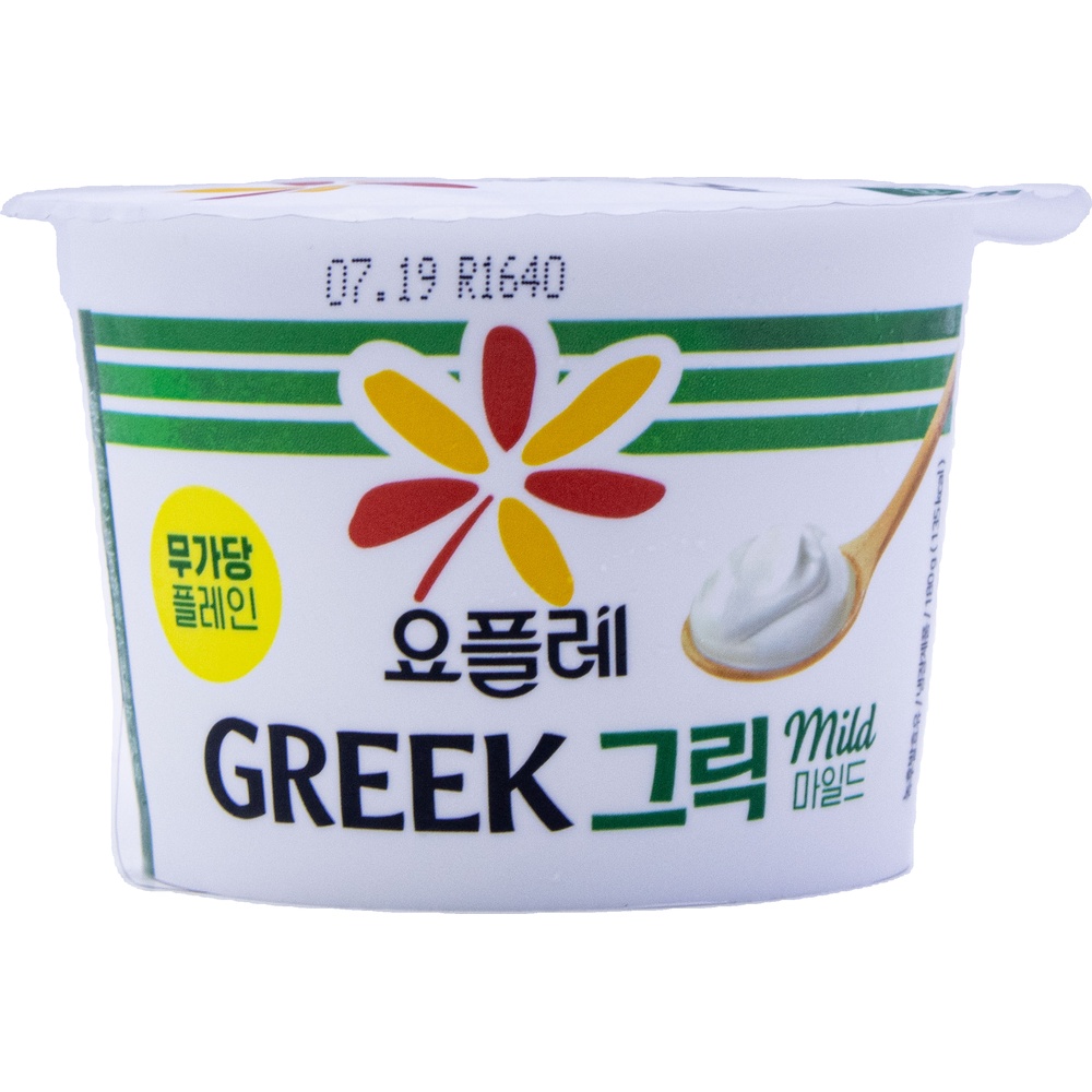 빙그레 요플레 그릭 마일드 무가당 플레인 180g