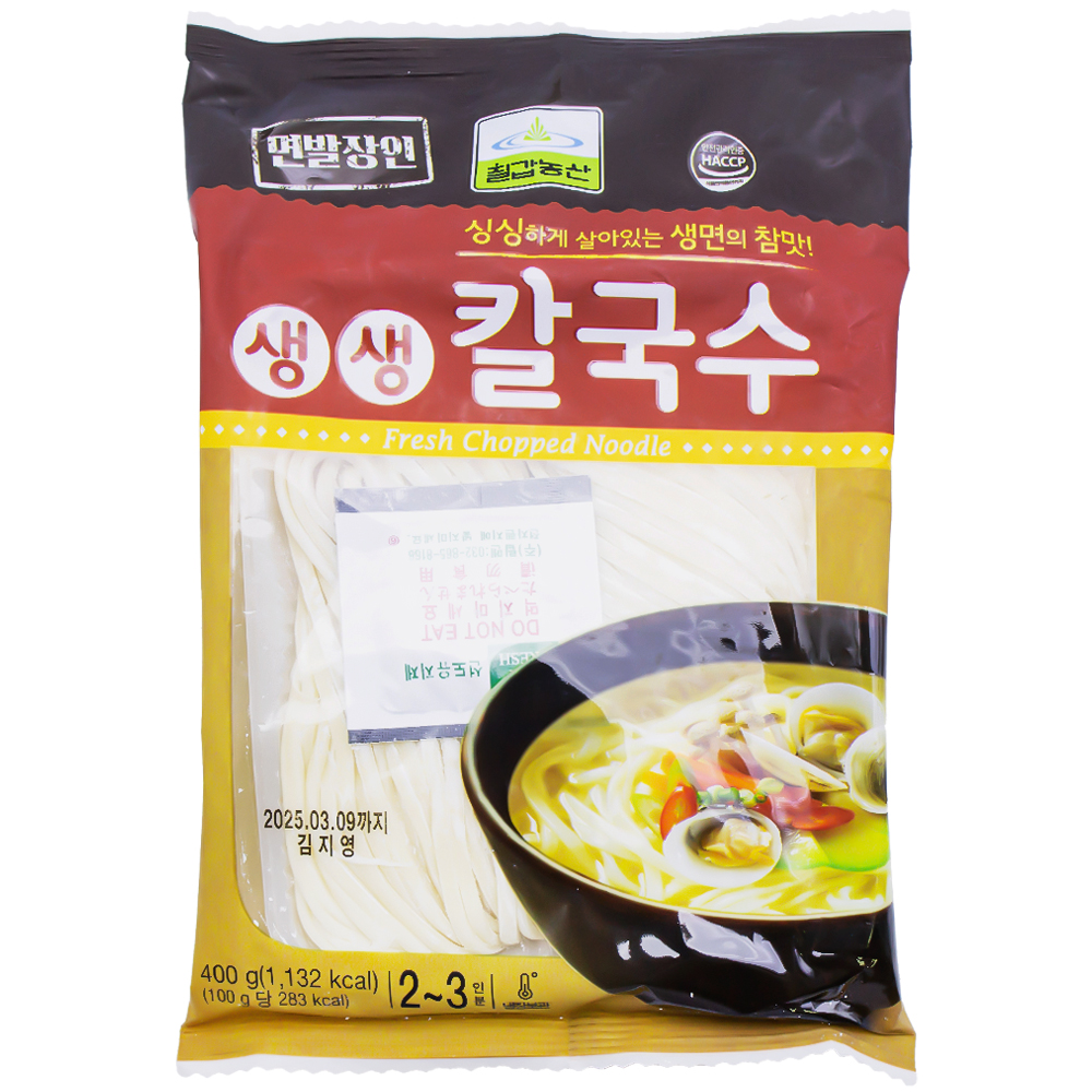 칠갑농산 생생칼국수 400g