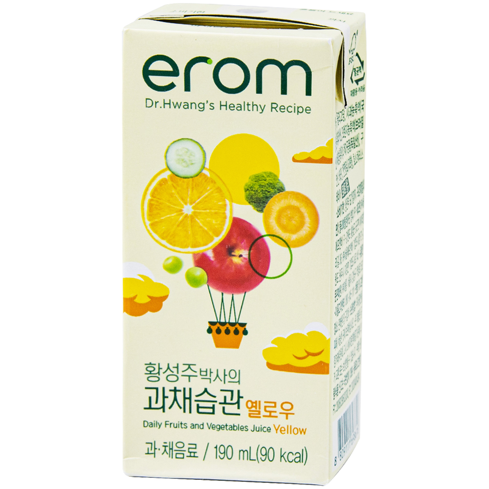 이롬 황성주 박사의 과채습관 옐로우 190ml
