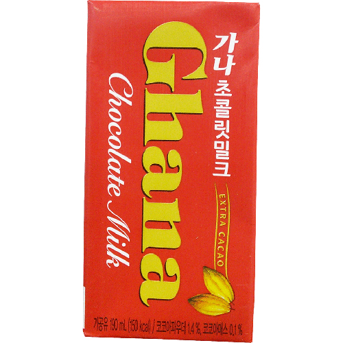 롯데 가나 초콜릿밀크 190ml