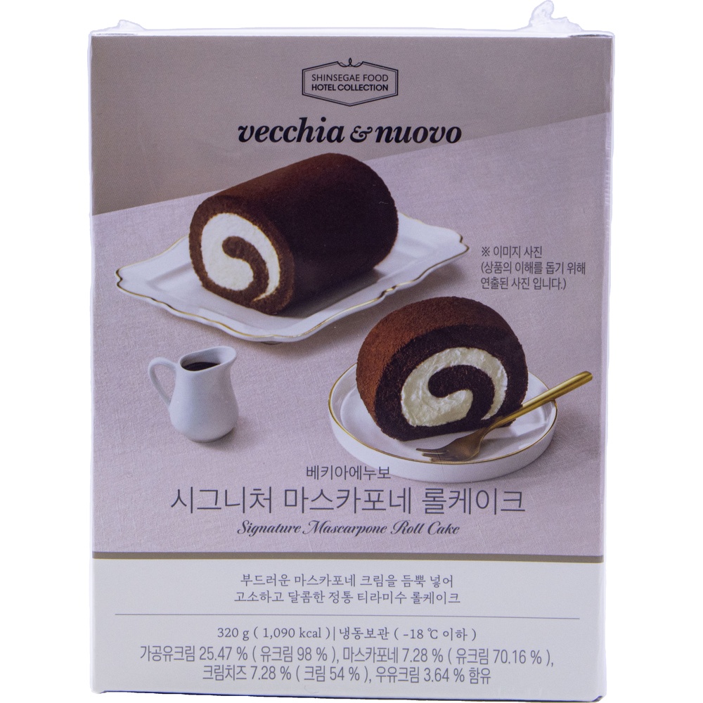 신세계푸드 베키아에누보 시그니처 마스카포네 롤케이크 320g