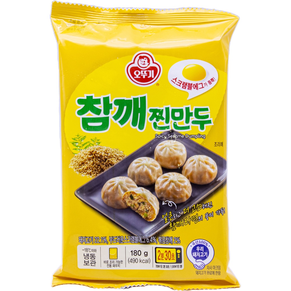 오뚜기 참깨 찐만두 180g