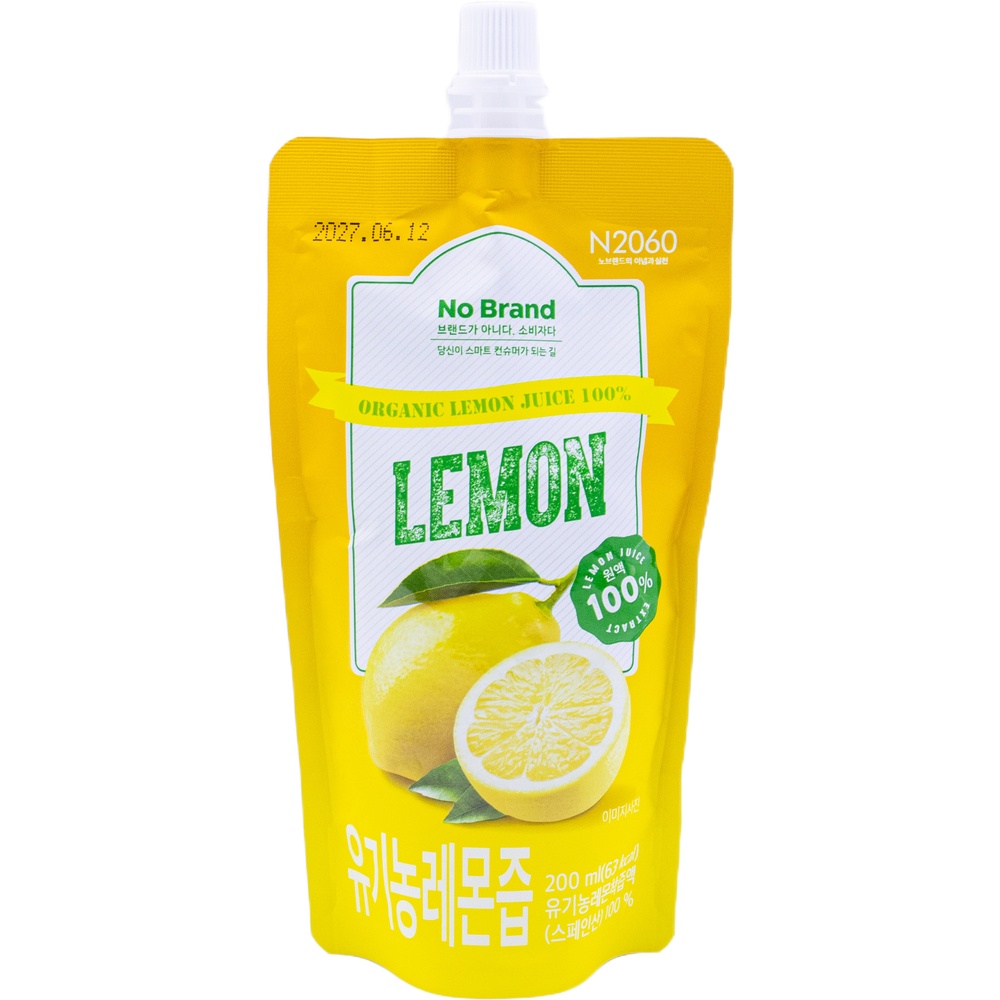 노브랜드 유기농 레몬즙 200mL
