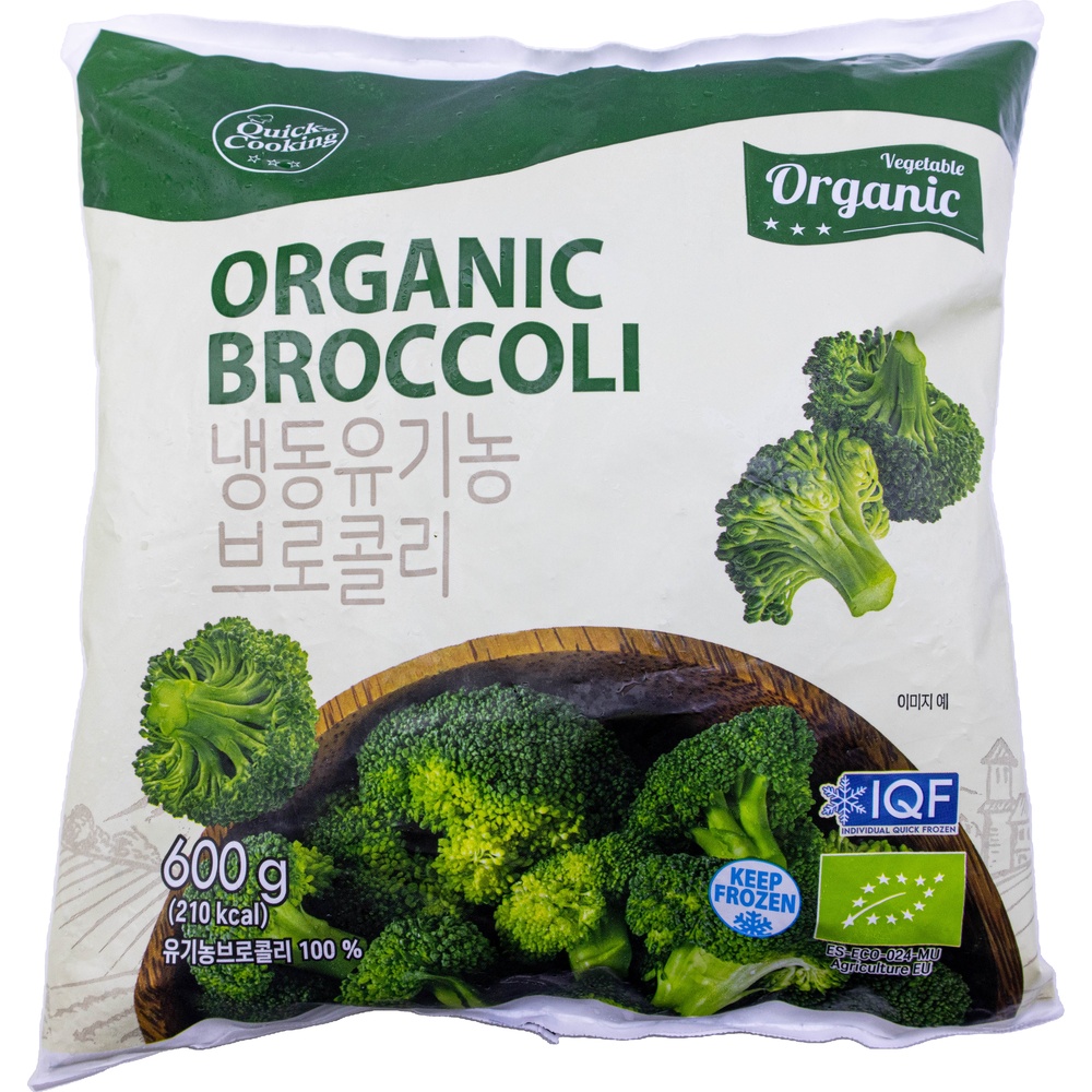 프루베코 퀵쿠킹 냉동유기농 브로콜리 600g