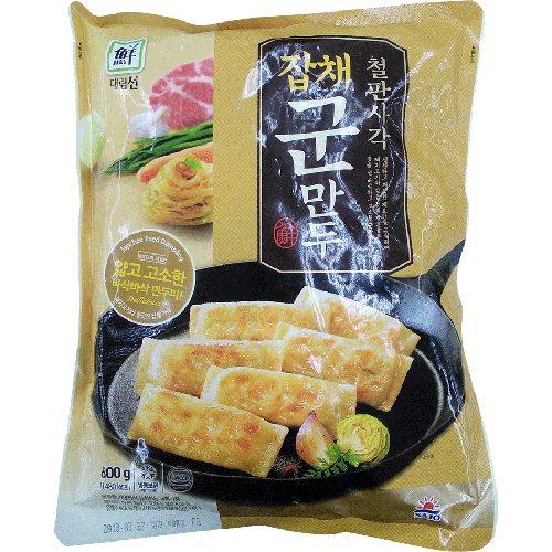 사조 대림선 철판사각 잡채군만두 800g