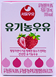 서울우유 유기농우유 딸기 120ml