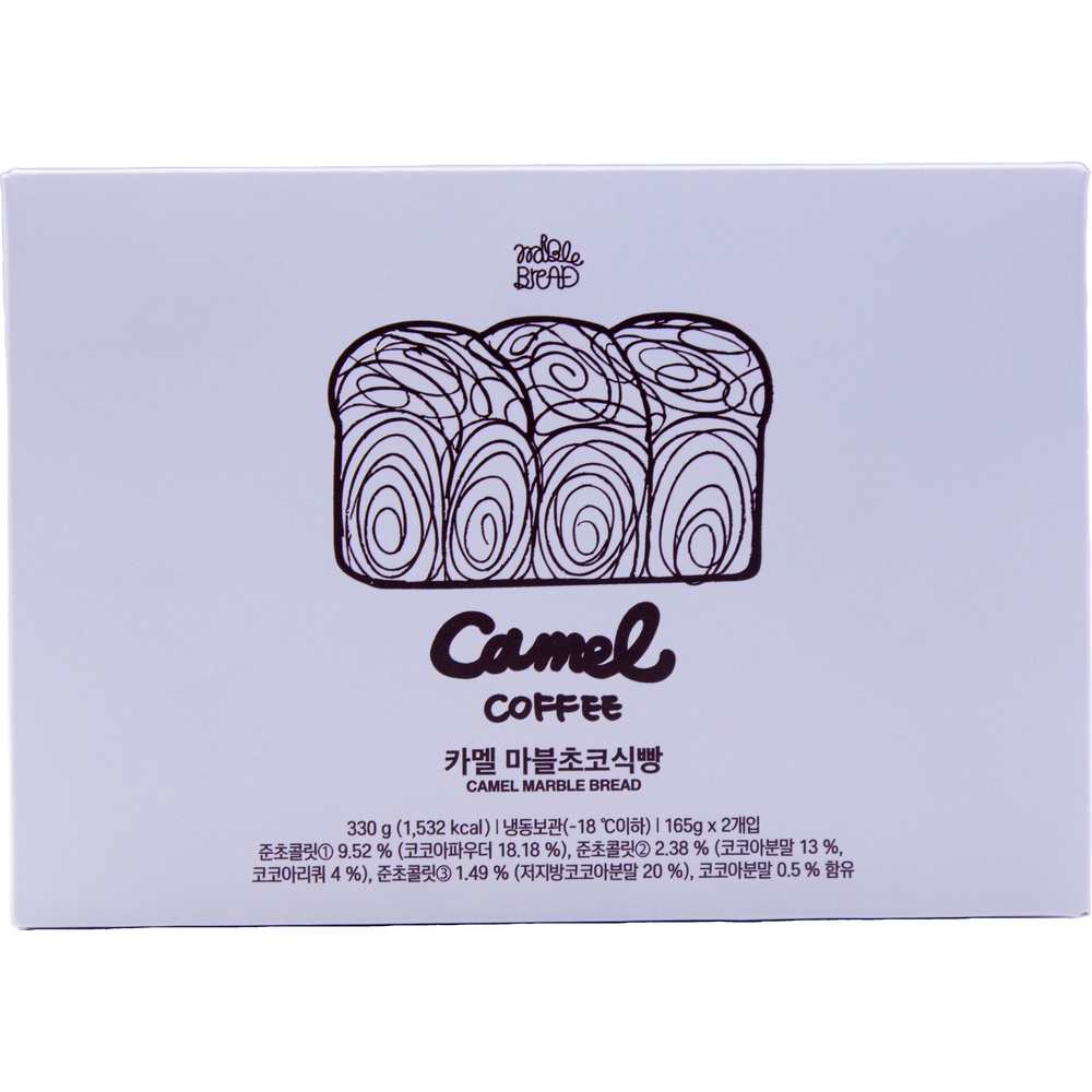 신세계푸드 카멜 마블초코식빵 165g