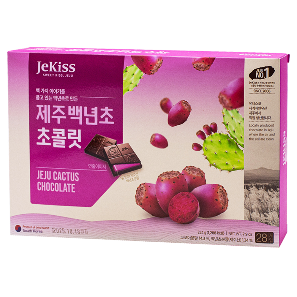 제키스 제주 백년초 초콜릿 224g