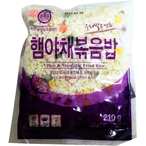 한우물 햄야채볶음밥 300g