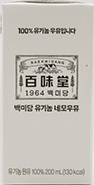백미당 유기농 네모우유 200ml