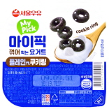 서울우유 마이픽 꺾어 먹는 요거트 플레인 쿠키링 131g