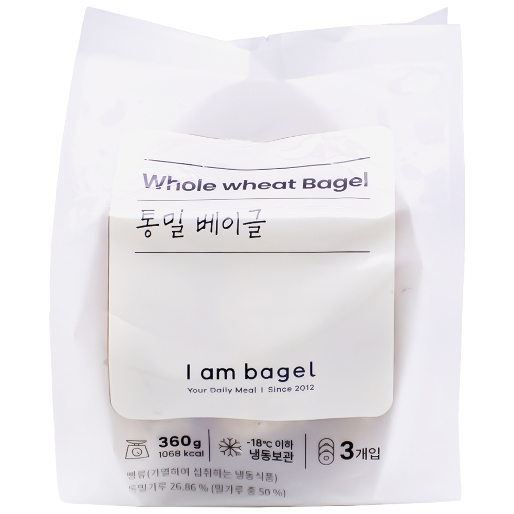 아이엠베이글 통밀 베이글 360g
