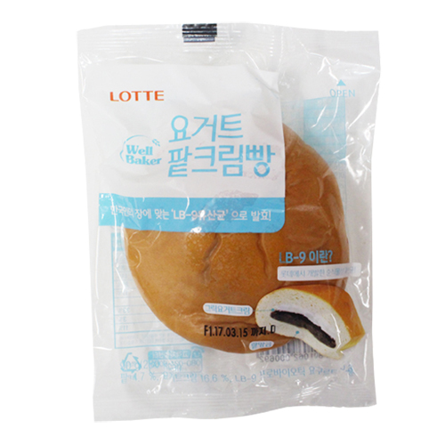 롯데 웰베이커 요거트 팥크림빵 90g
