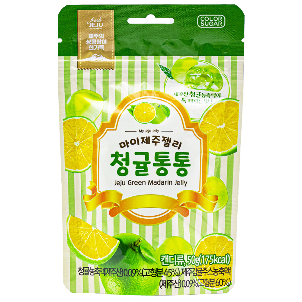 컬러슈가 마이제주젤리 청귤통통 50g