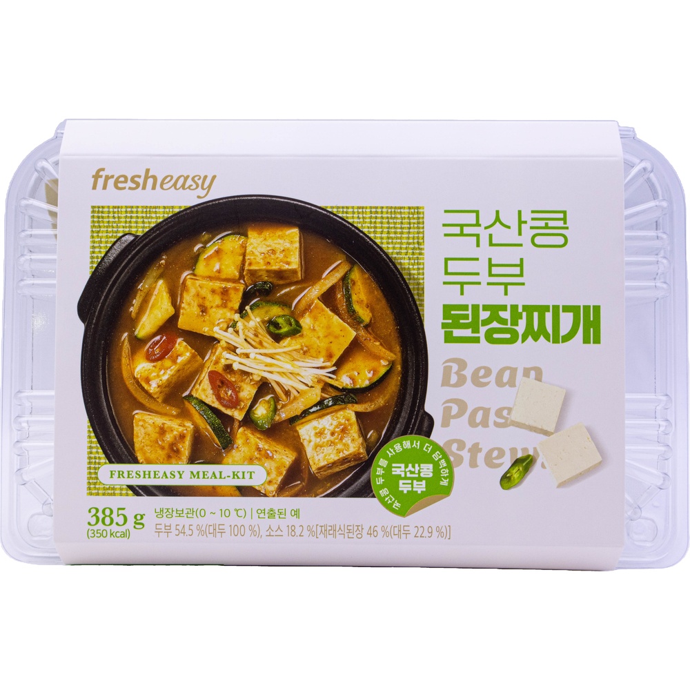 프레시지 국산콩두부 된장찌개 385g