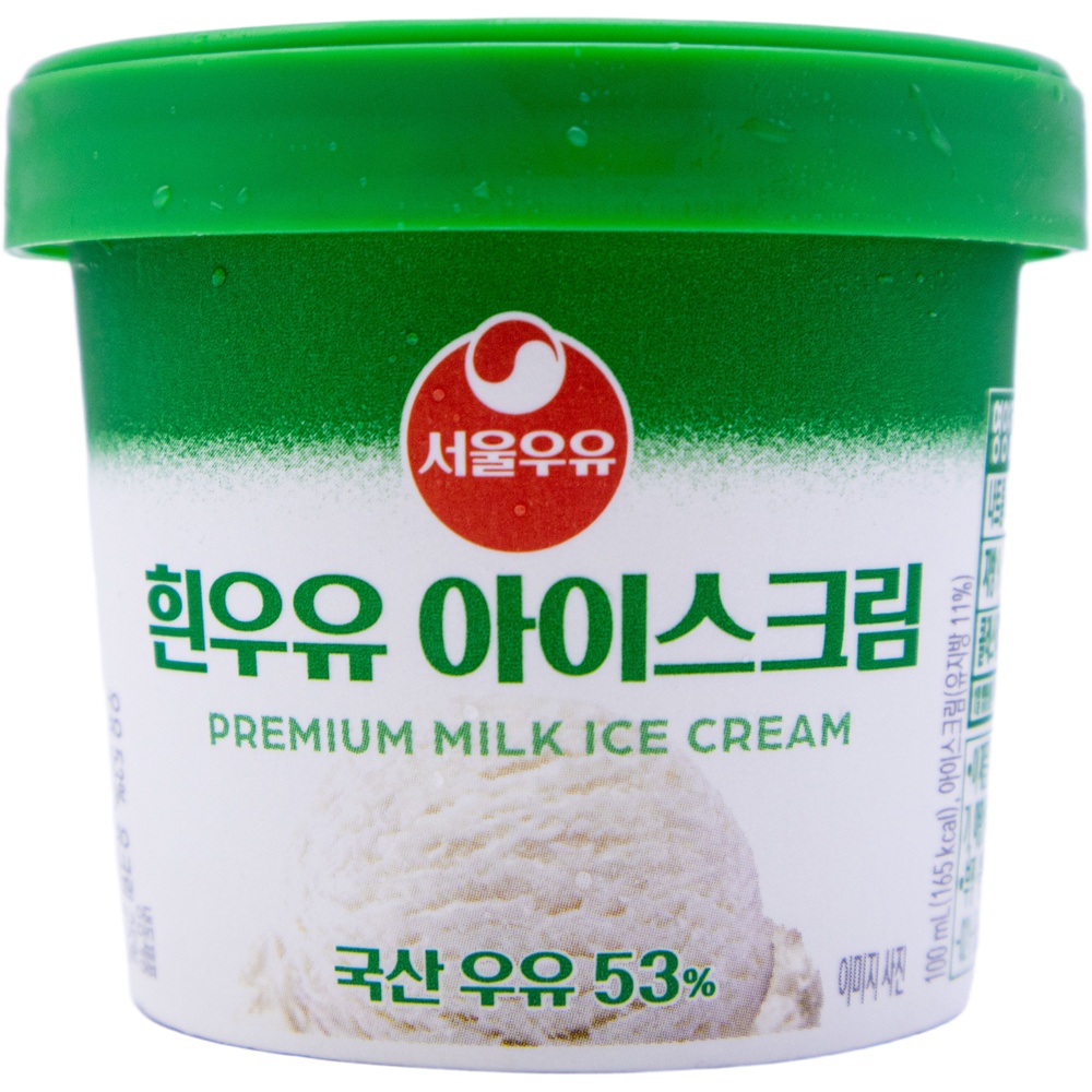 서울우유 흰우유 아이스크림 100mL