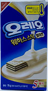 동서 오레오 웨하스스틱 화이트 75g
