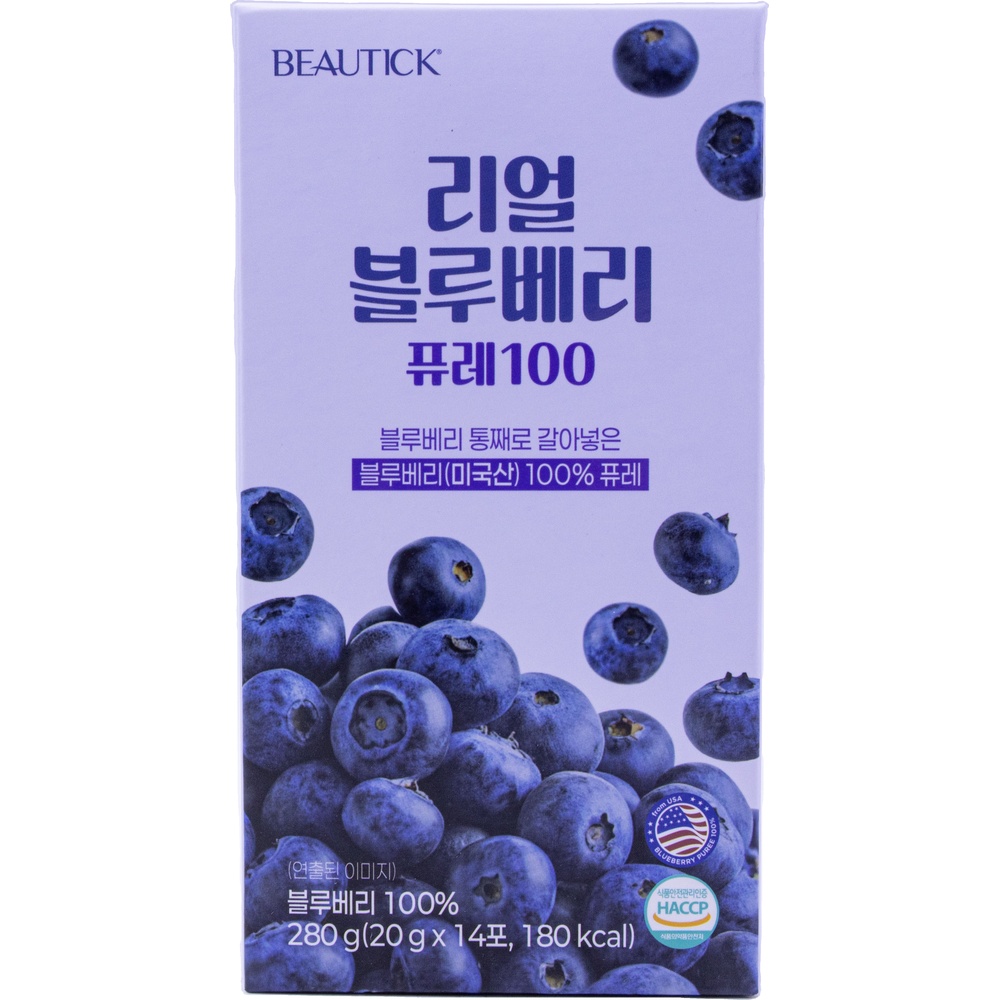 동원 뷰틱 리얼 블루베리 퓨레100 20g