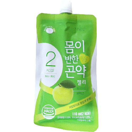 자담선 몸이 반한 곤약 젤리 풋사과맛 110ml