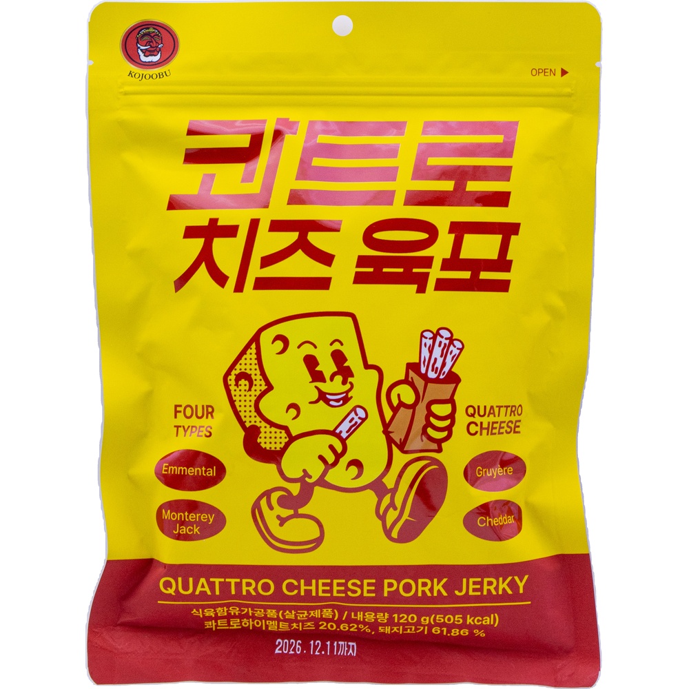 코주부 콰트로 치즈 육포 120g