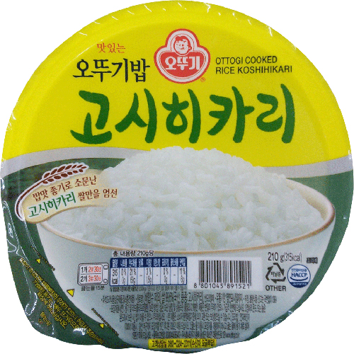 맛있는 오뚜기밥 고시히카리 210g