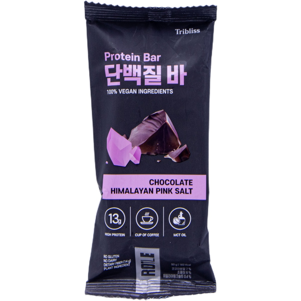 트리블리스 로틀 단백질바 초콜릿 히말라야 핑크 솔트 50g