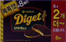 오리온 다이제 초코 416g
