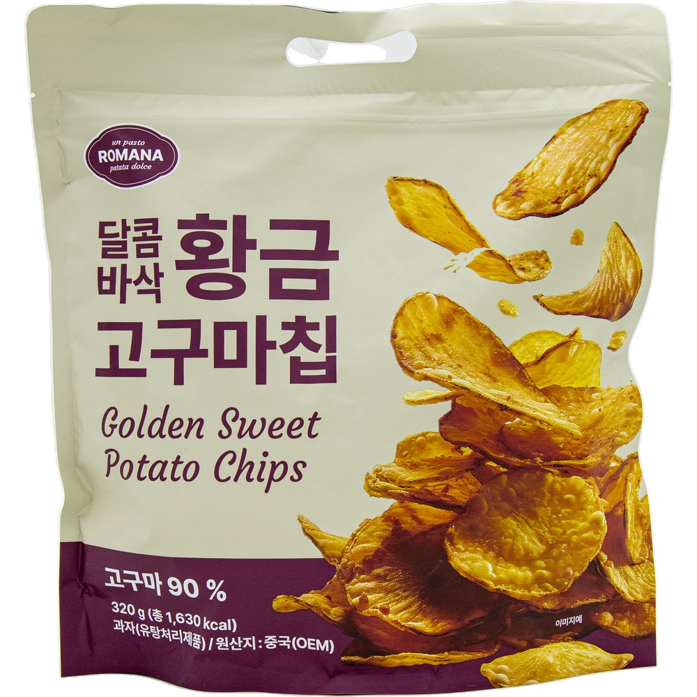 그루나무 로마나 황금 고구마칩 320g