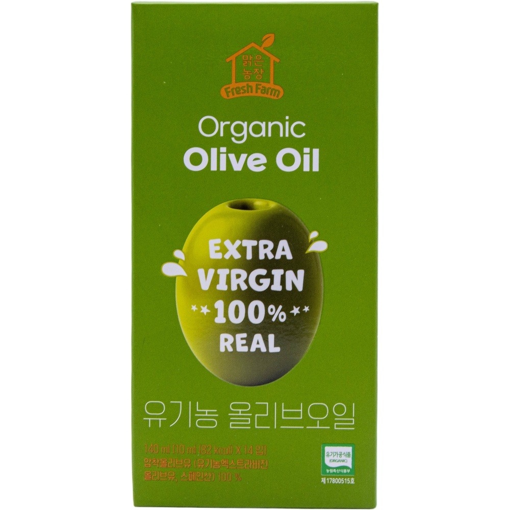 채움건강생활 맑은농장 유기농 올리브 오일 10mL
