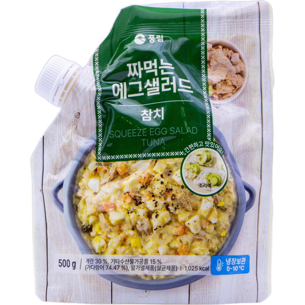 풍림 짜먹는 에그샐러드 참치 500g