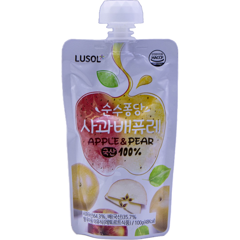 에르코스 루솔 순수퐁당 사과배퓨레 100g