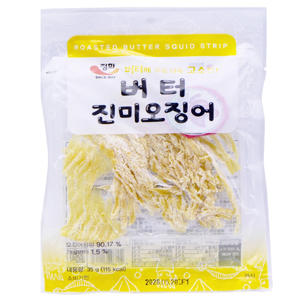정화식품 버터 진미오징어 35g
