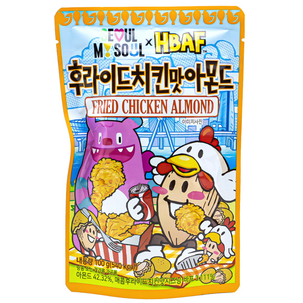 바프 후라이드치킨맛 아몬드 100g