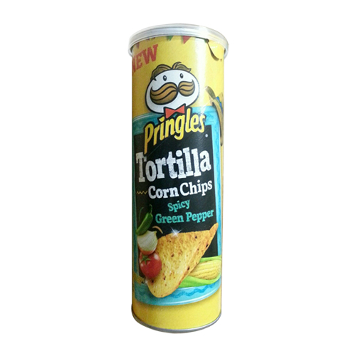 프링글스 또띠아 콘칩 스파이시 그린페퍼 110g