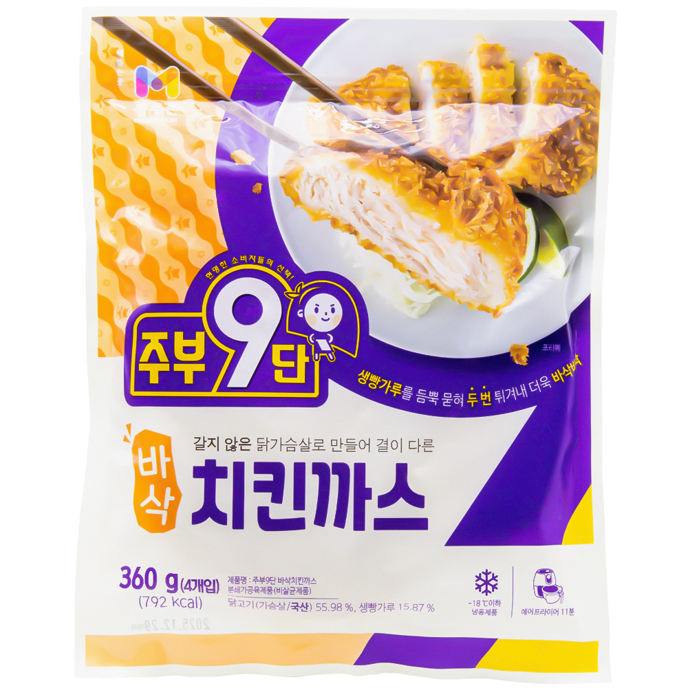 농협 목우촌 주부9단 바삭치킨까스 360g