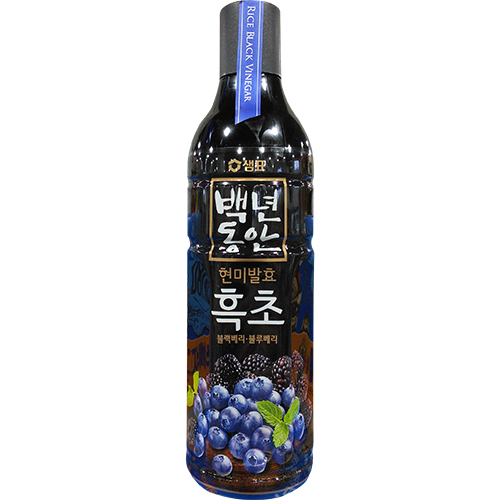 샘표 백년동안 흑초 블랙베리 블루베리 900ml