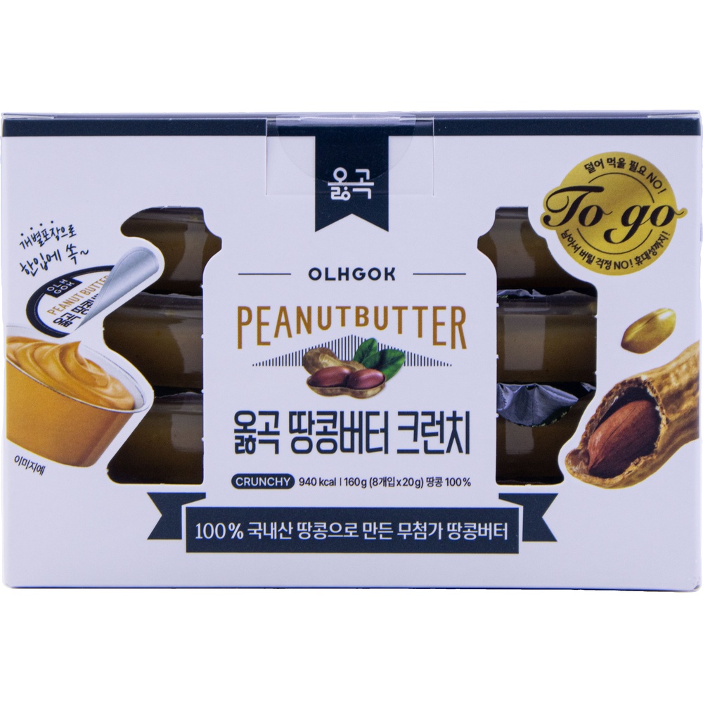 반석산업 옳곡 땅콩버터 크런치 20g