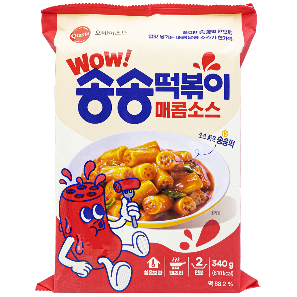 농심태경 오테이스트 송송떡볶이 매콤소스 340g