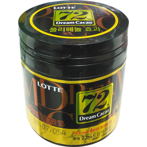 롯데 72% 드림카카오 86g