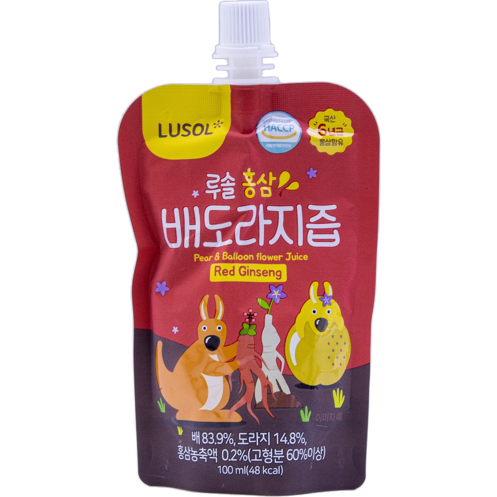 에르코스 루솔 홍삼 배도라지즙 100mL