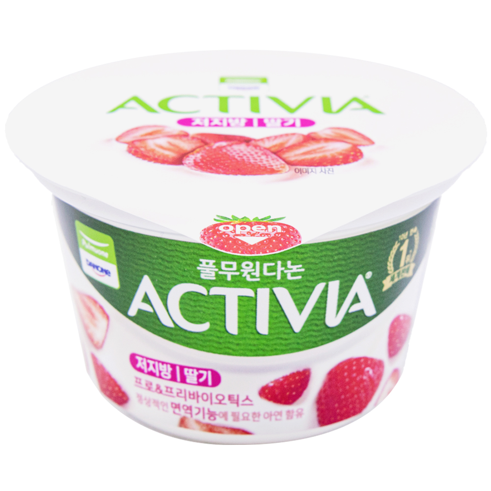 풀무원다논 액티비아 저지방 딸기 150g