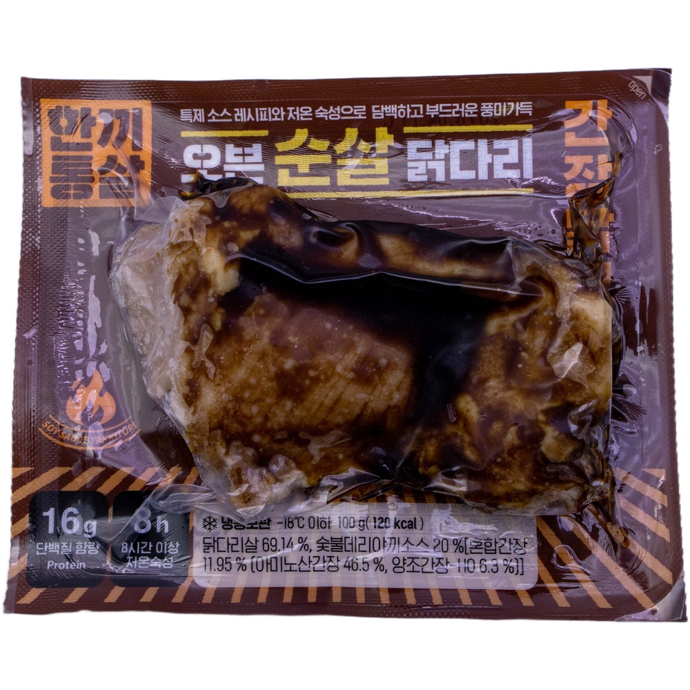이그니스 한끼통살 오븐 순살 닭다리 간장닭꼬치맛 100g