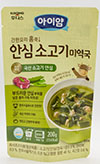 일동후디스 아이얌 안심 소고기 미역국 200g