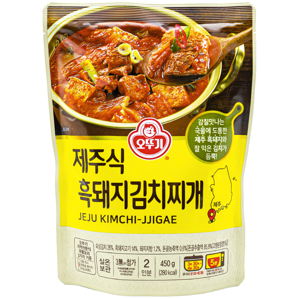 오뚜기 제주식 흑돼지김치찌개 450g