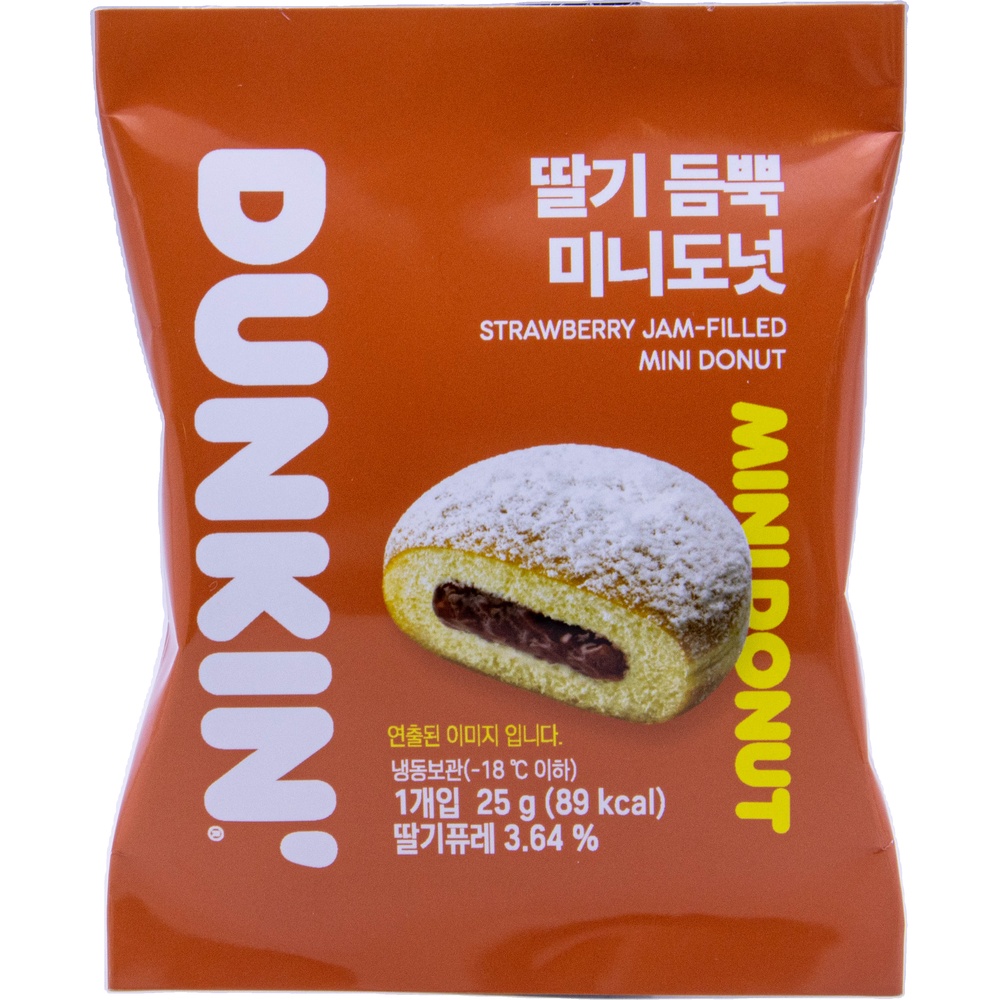 던킨 딸기 듬뿍 미니도넛 25g