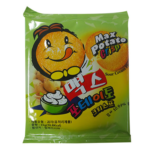 맥스 포테이토 크리스프 사워크림향 15g