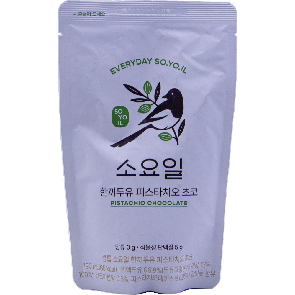 이그니스 클룹 소요일 한끼두유 피스타치오 초코 190mL